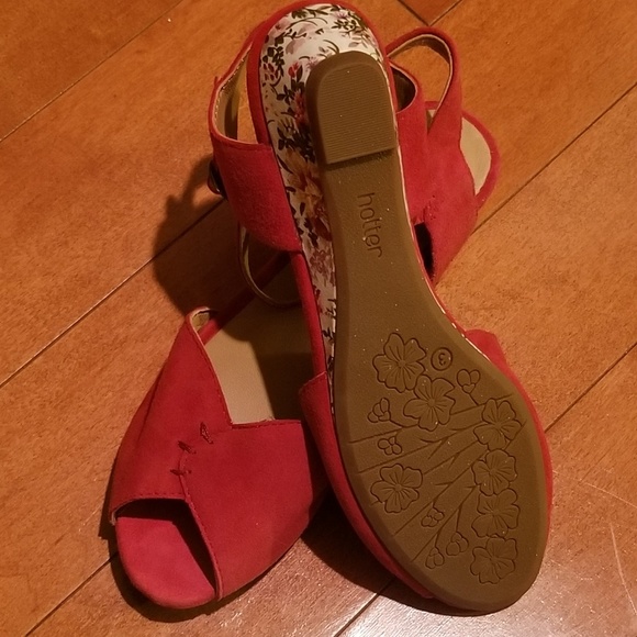 Hotter Hallie Suede Sandal - Picture 6 of 7